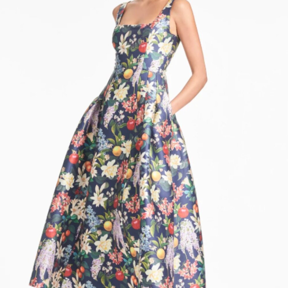 Sachin & Babi, Mia Floral Tea-Length Gown, 12